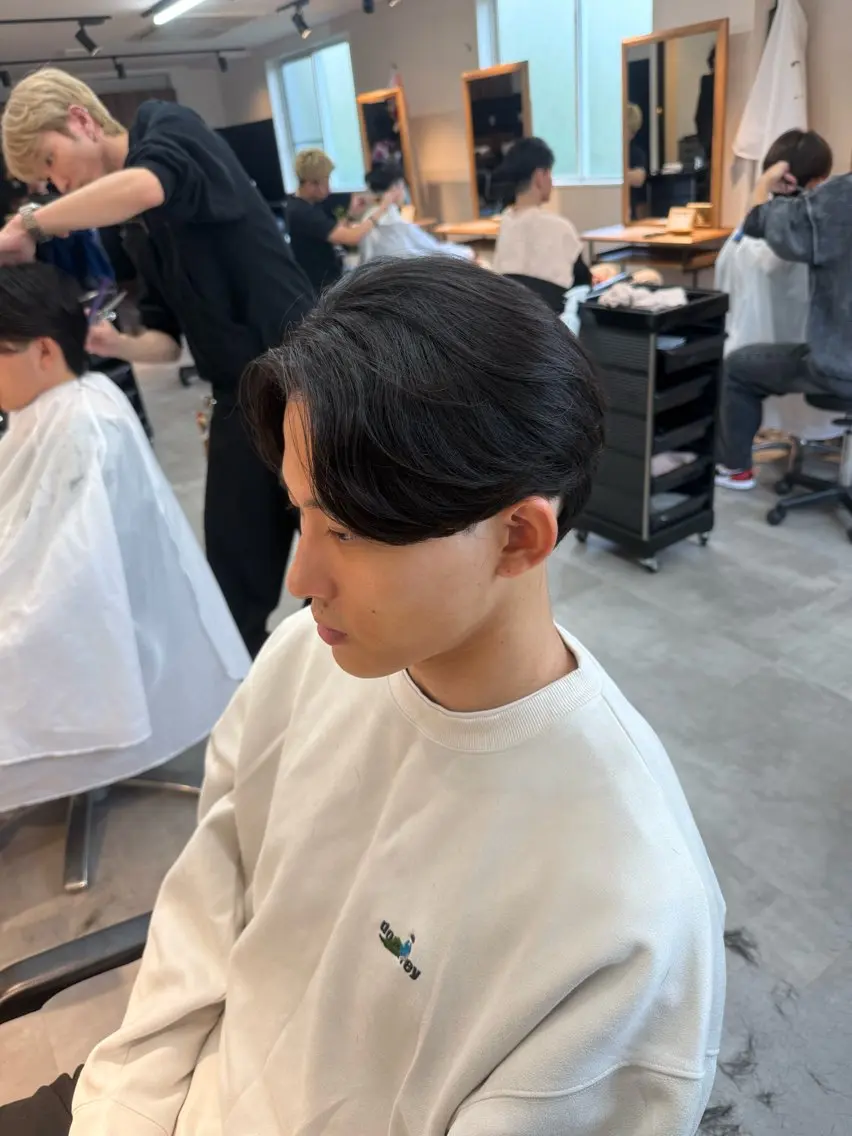 メンズ メンズ韓国風 メンズパーマ カット 縮毛矯正 トリートメント 垢抜けへの近道✂️ メンズ縮毛矯正/齊藤のヘアスタイル