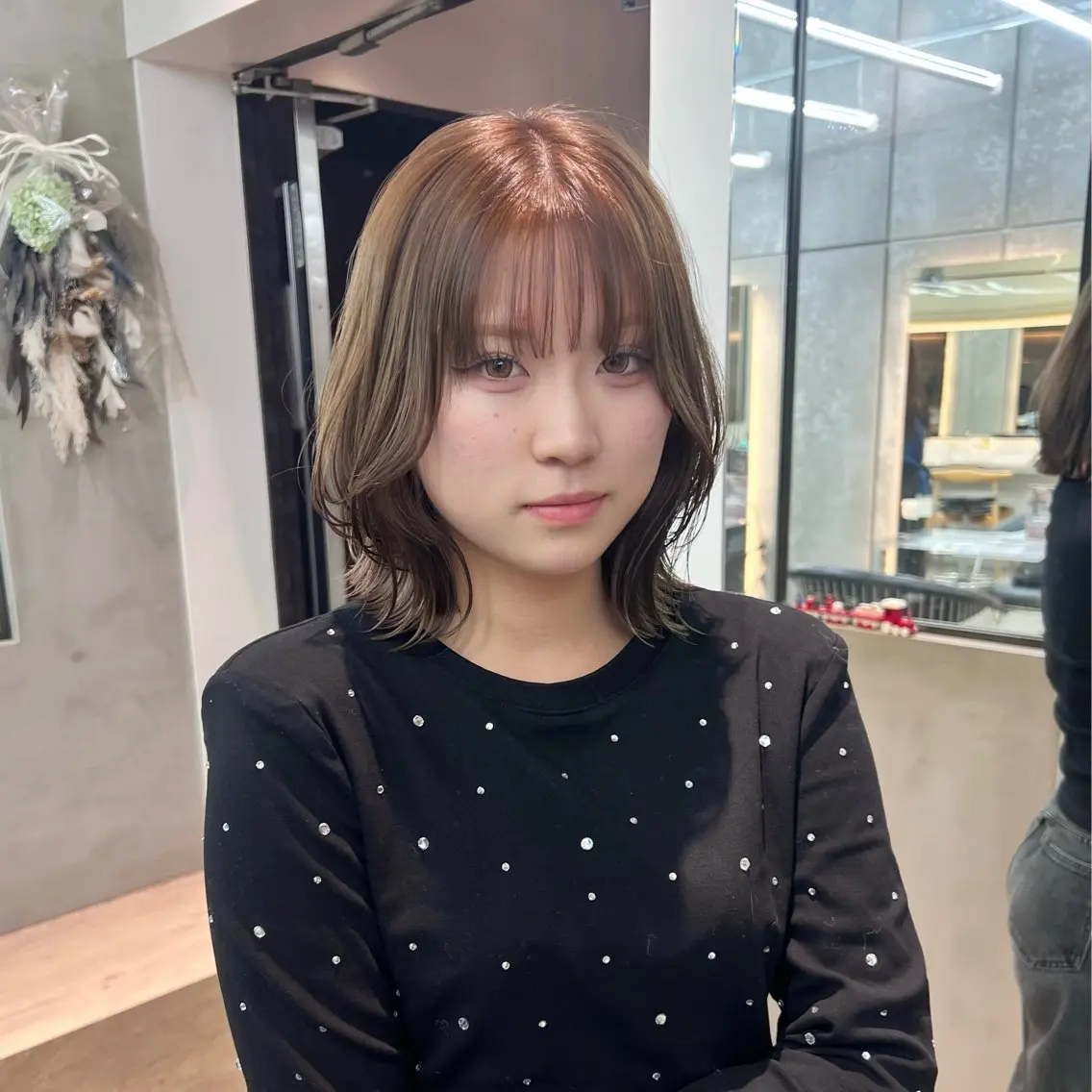 ミディアム カラー 透明感カラー くびれヘア 韓国風ヘア レイヤーカット 外ハネヘア カット ヘアカラー 爽太/韓国/縮毛矯正 レイヤー/メンズのヘアスタイル