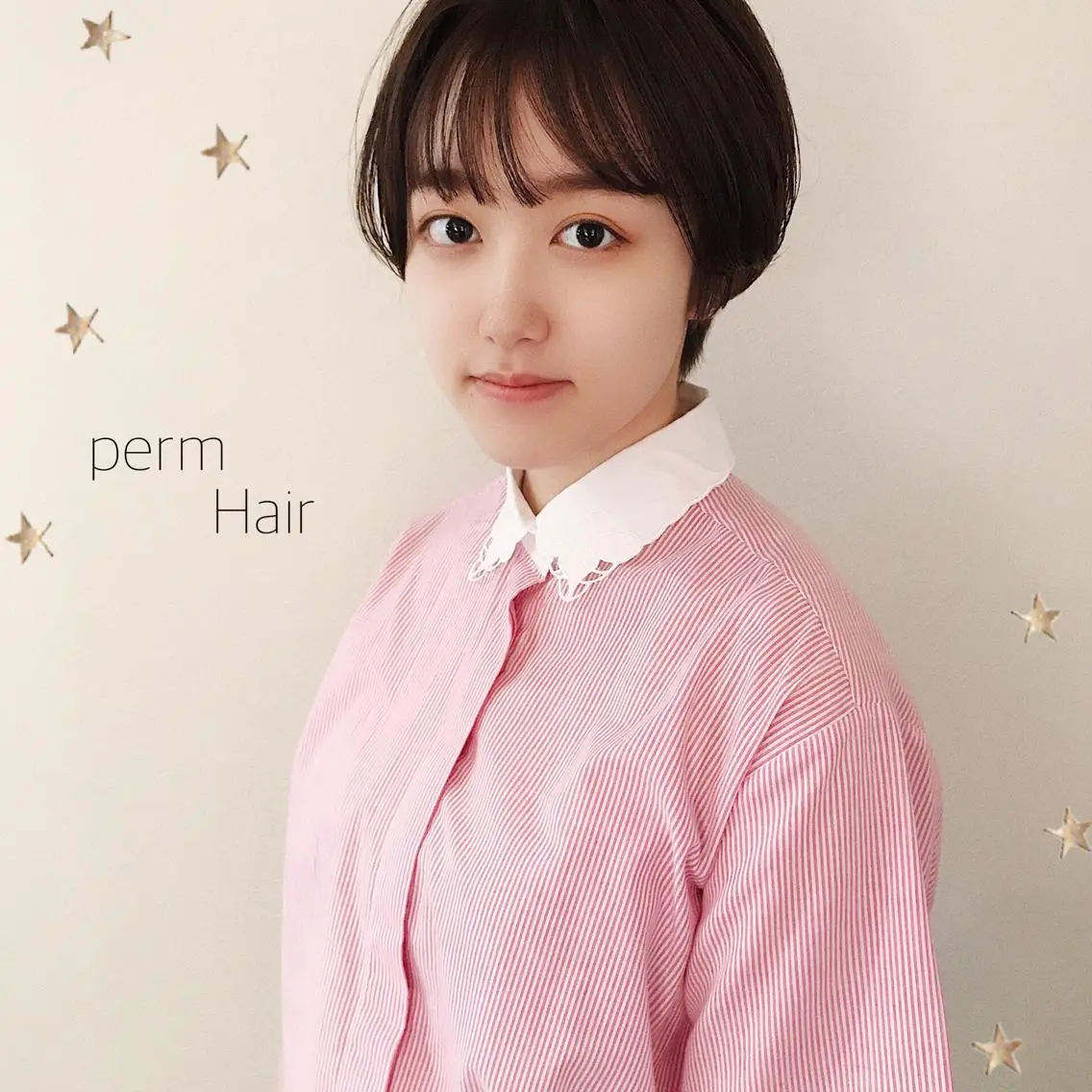 ショート カット 市川 千夏のヘアスタイル