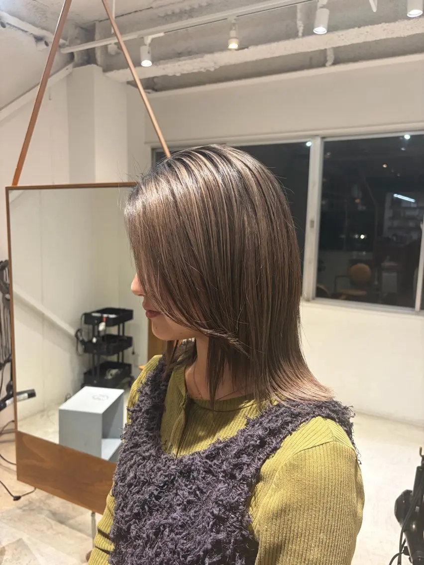 カラー ヘアカラー 星 西宮のヘアスタイル