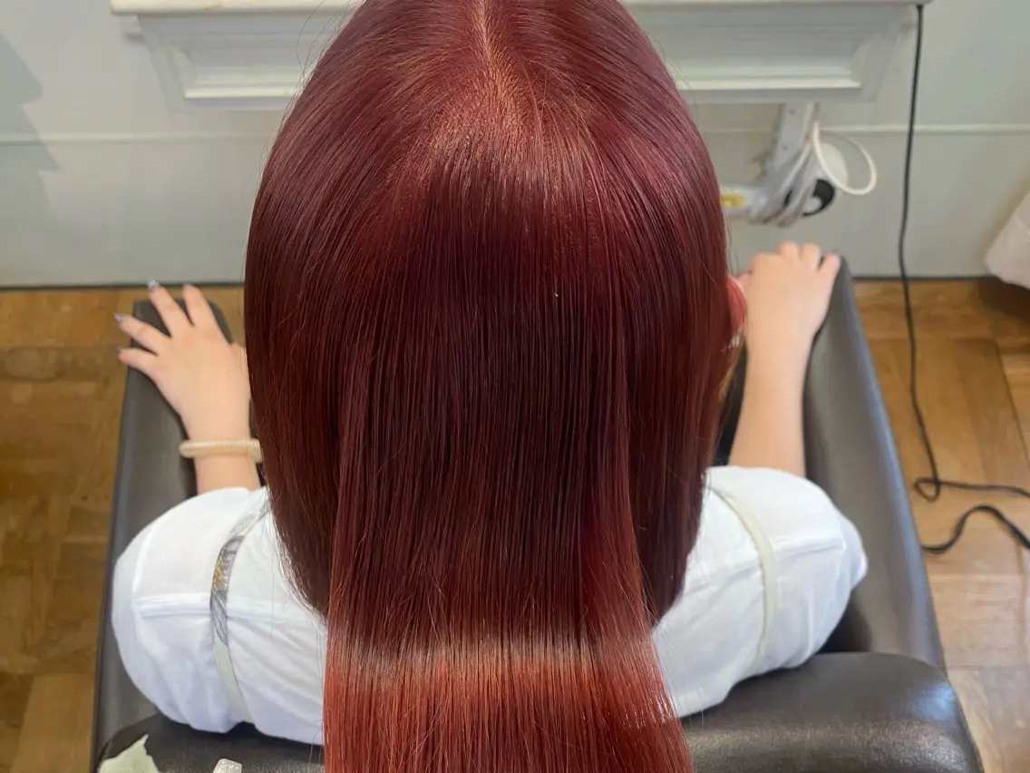 ミディアム ヘアカラー 【nui 茨木】 原田美紅のヘアスタイル