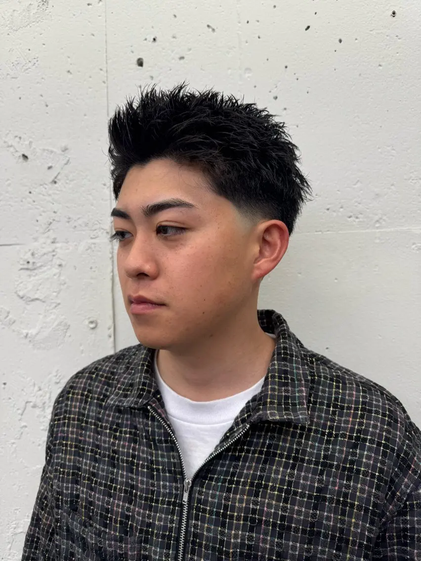 ショート メンズ フェードカット メンズショート スキンフェード スパイキーショート ショートヘア カット トリートメント 💈メンズ特化💈 TASUKUのヘアスタイル