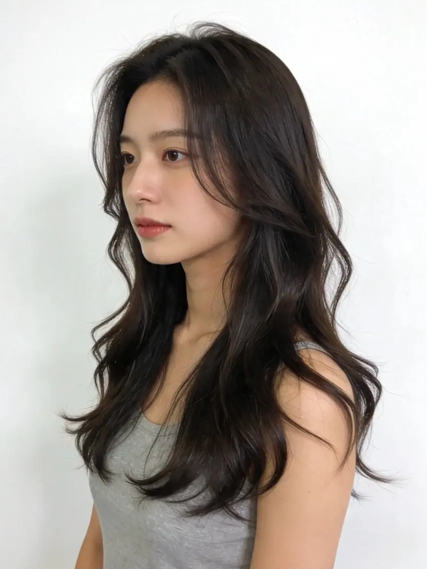 ロング カラー ショートボブ アッシュ アッシュグレー バレイヤージュ ミストバング カット ヘアカラー トリートメント ウルフカット 811 大阪梅田 ウルフのヘアスタイル