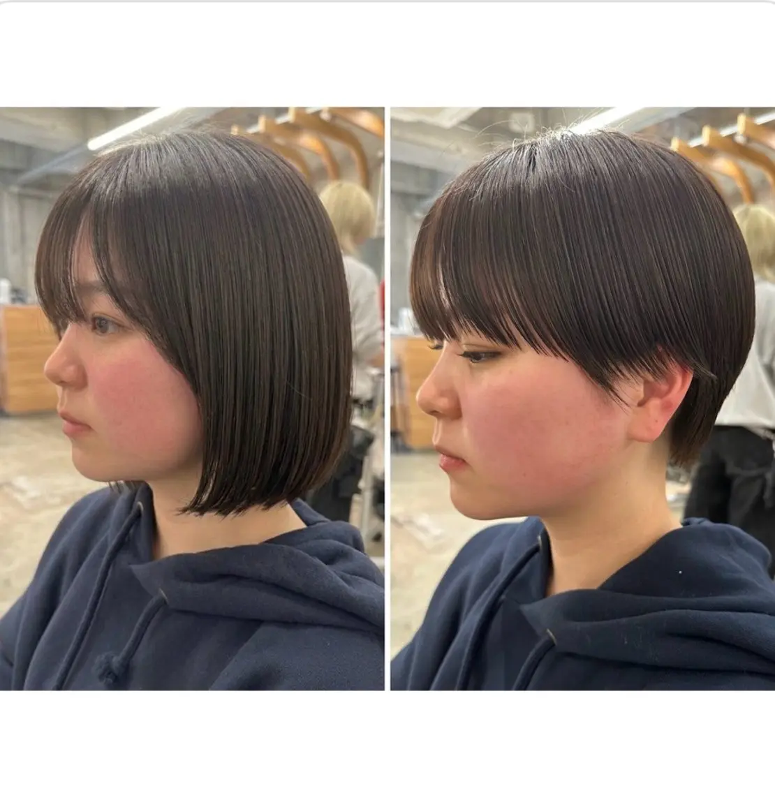 ショート 骨格補正ショート FILMSりくのヘアスタイル