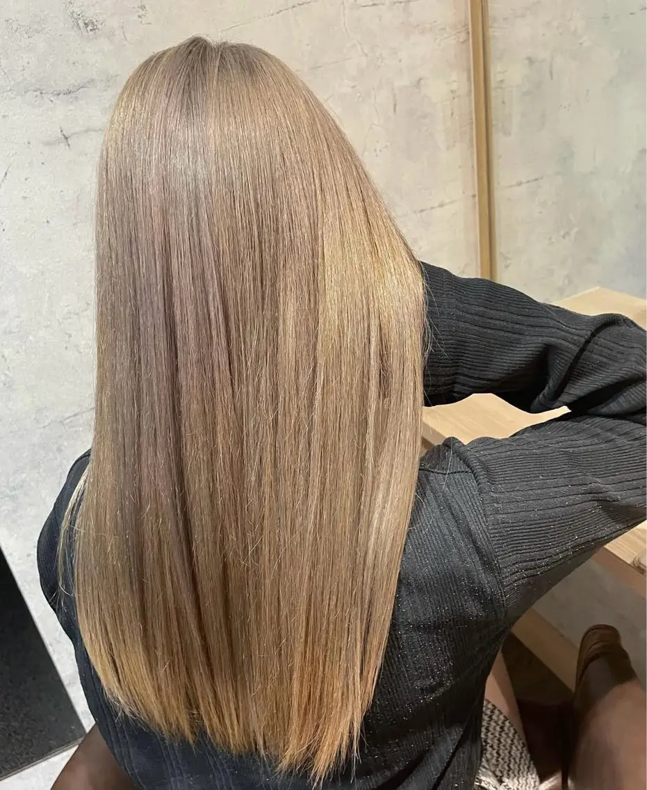 ロング カラー ヘアアレンジ グレージュ トップスタイリスト Shoyaのヘアスタイル