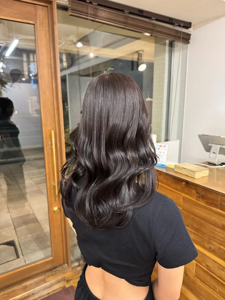 カラー ヘアアレンジ ヘアカラー たけかわ みちのヘアスタイル