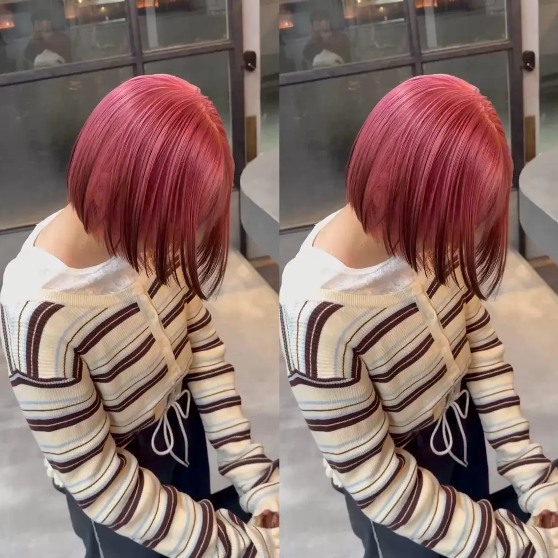 ショート カラー Mirai 似合わせ×透明感🪽のヘアスタイル