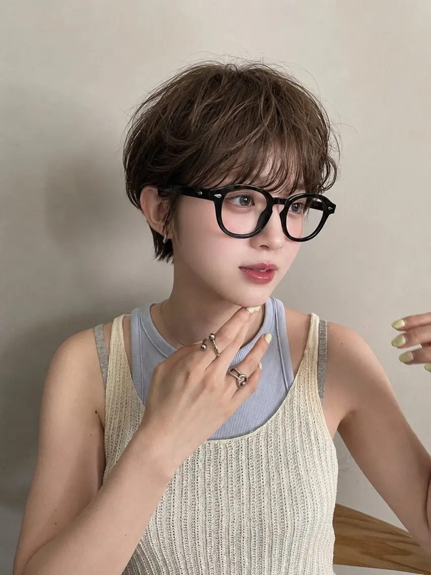 【本日限定クーポン✨】似合わせふわっとショートカット+コスメパーマ+クイックトリートメント❤︎の写真