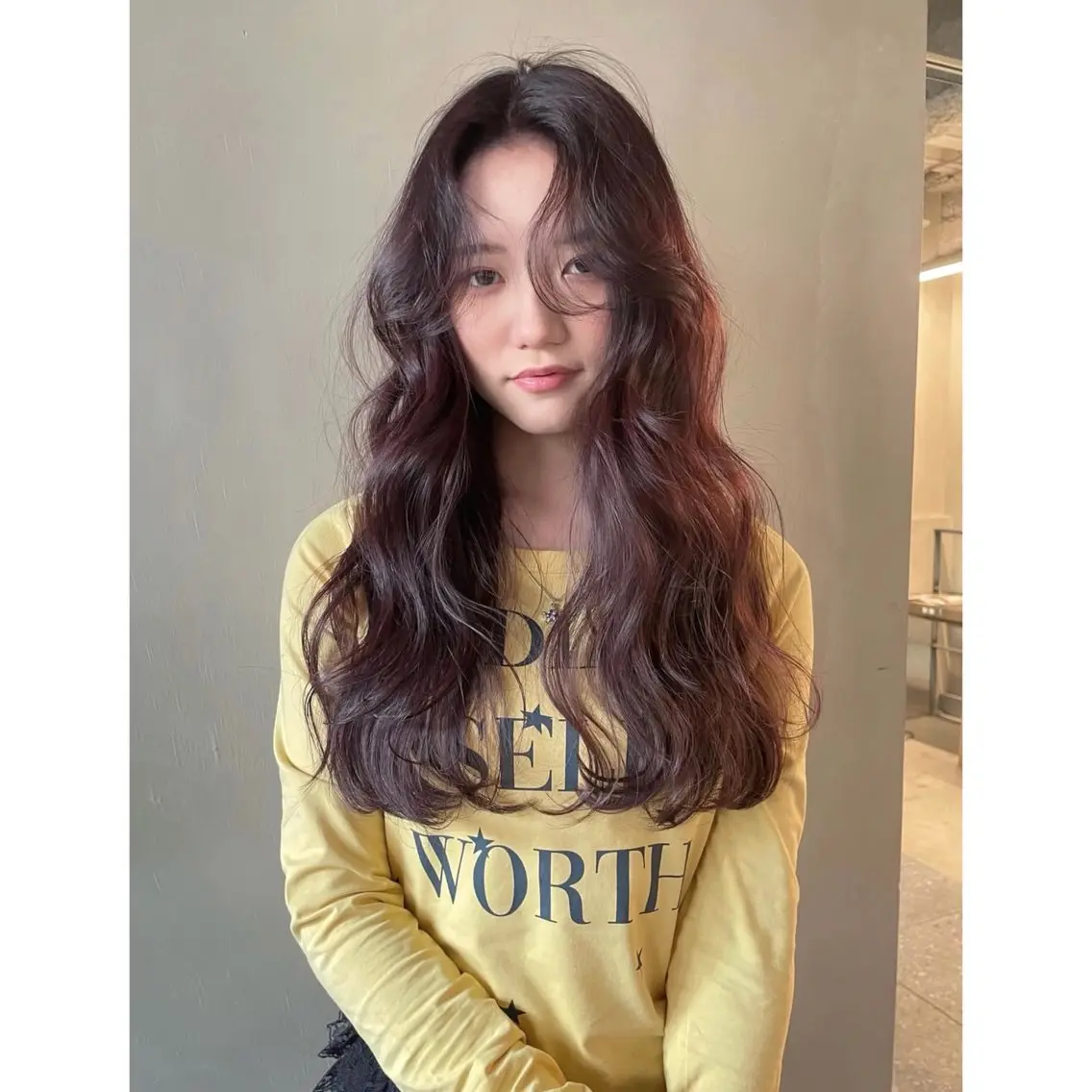 ロング ヘアカラー fev kihoのヘアスタイル