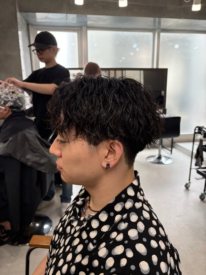 パーマ メンズ 下北沢メンズパーマ 特化園田　楓莉のヘアスタイル