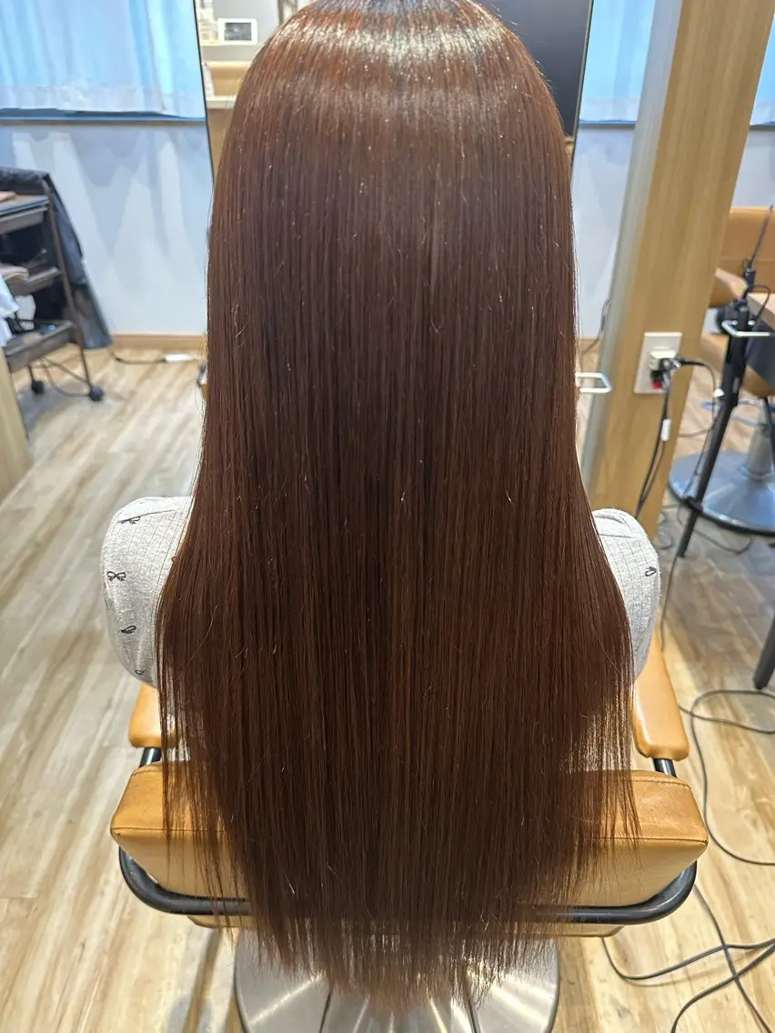 ロング パーマ カット 縮毛矯正 トリートメント ✨✂️Nori ✂️✨のヘアスタイル