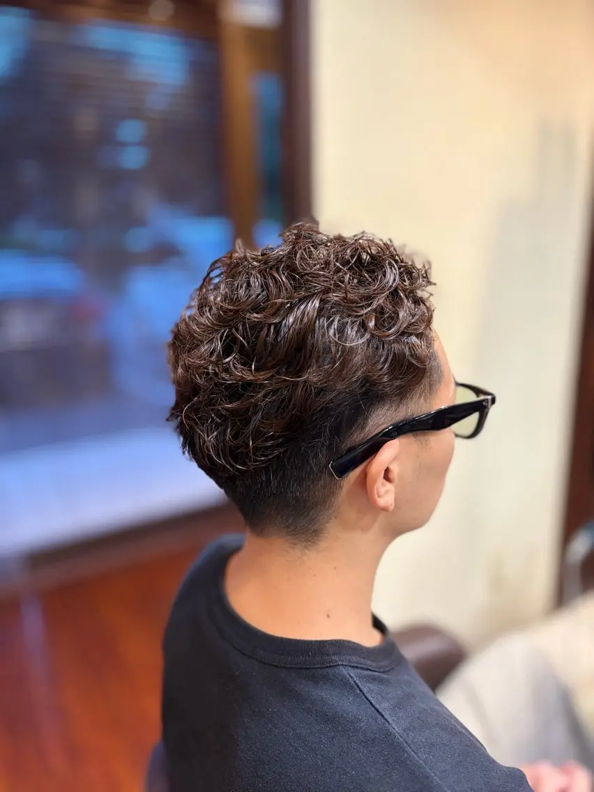 パーマ メンズ カット パーマ 大和田 奈央のヘアスタイル
