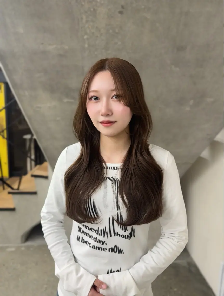 カラー ヘアカラー 小野寺 彩圭のヘアスタイル