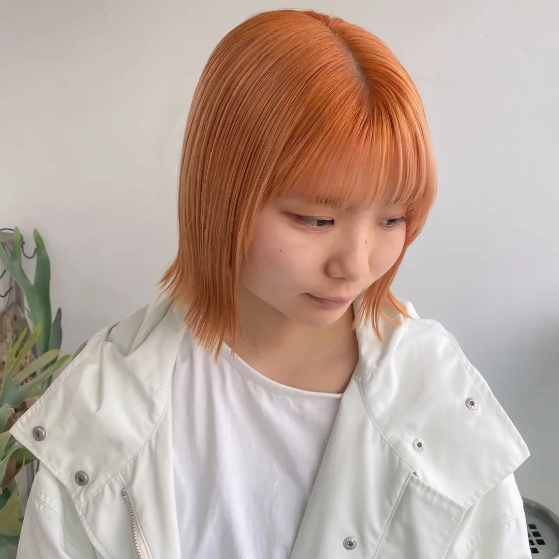 ミディアム カラー カット ヘアカラー トリートメント 艶カラー⁑ナチュラル ⁑中屋恵美🍃のヘアスタイル