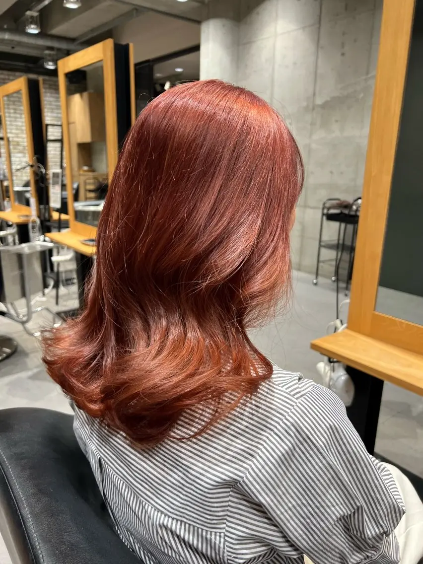 ミディアム カラー ヘアアレンジ 畑中 香穂のヘアスタイル