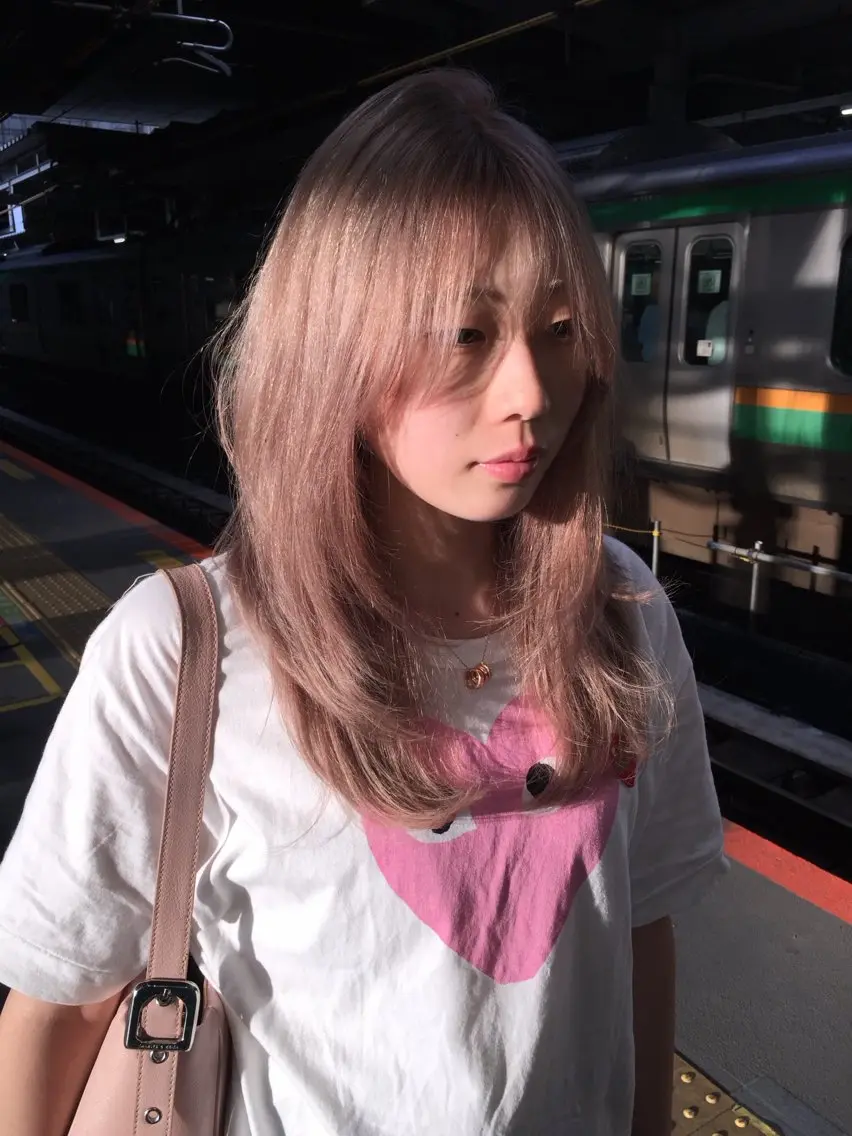 ミディアム カラー ヘアカラー 🫧カラーモデル募集 🫧Hiyuのヘアスタイル