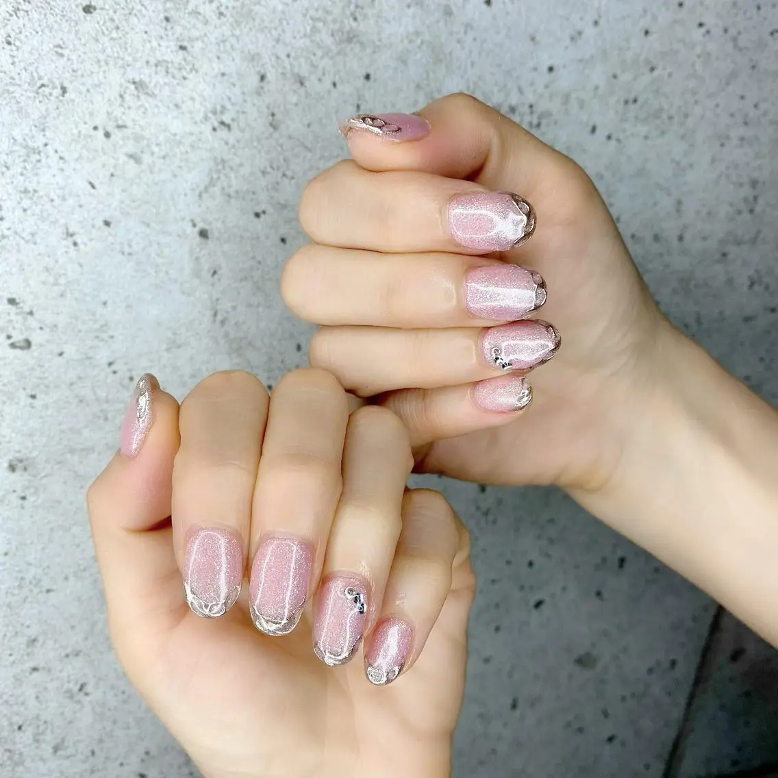 ネイル フレンチネイル ジェルネイル ミラーネイル ニュアンスネイル ワンカラーネイル Salon Ｋのネイルデザイン