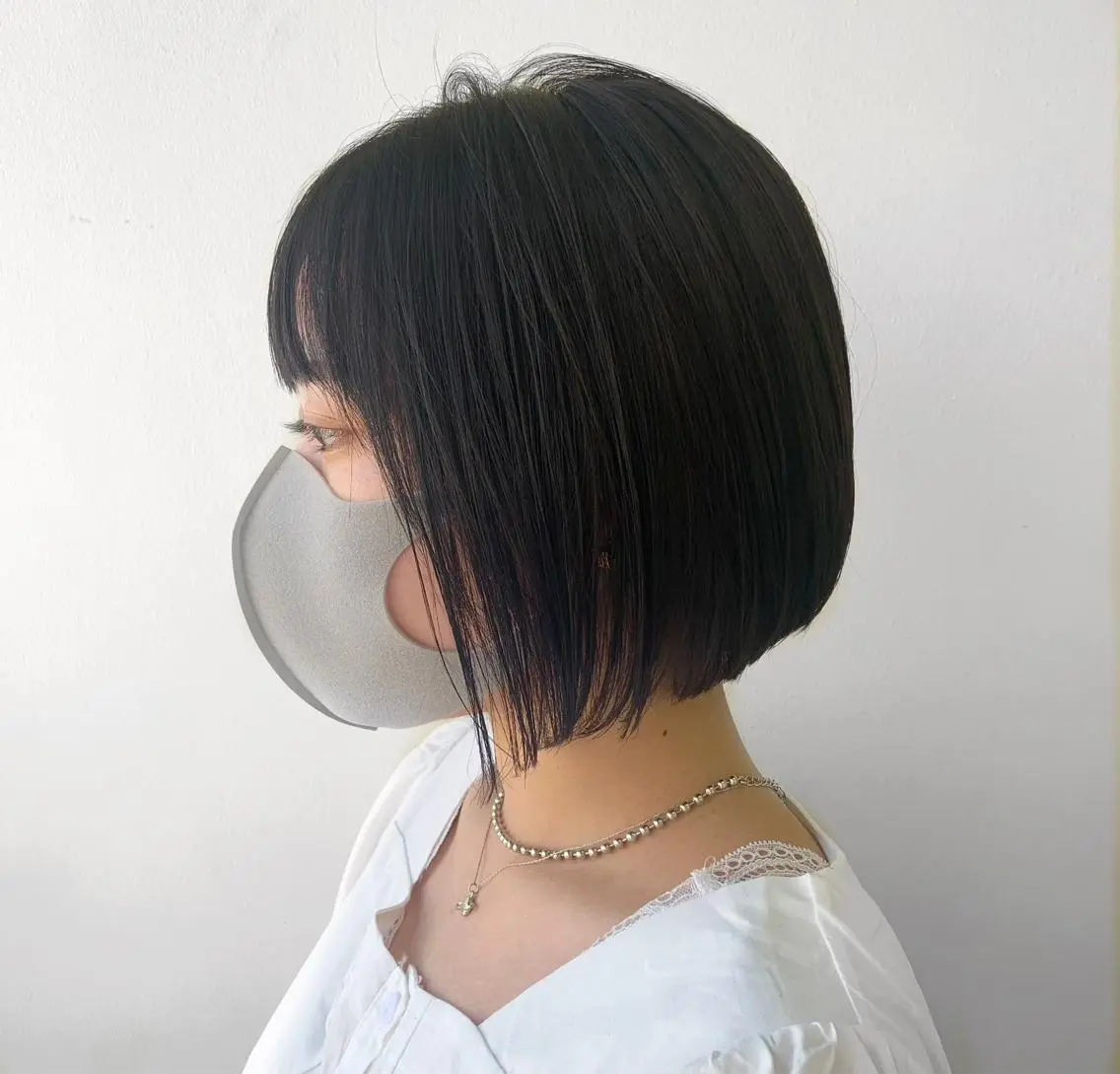 ◎うねりが気になる方へ似合わせカット✂️➕前髪縮毛矯正の写真