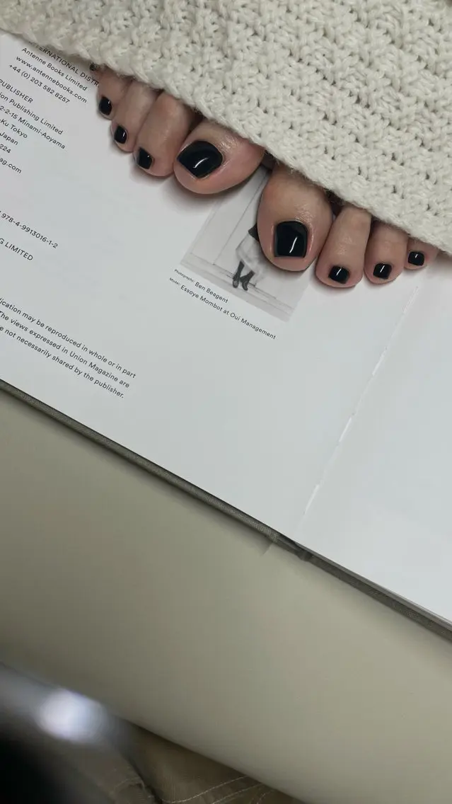 【フット】【ワンカラーネイル🦶】(オフなし)の写真