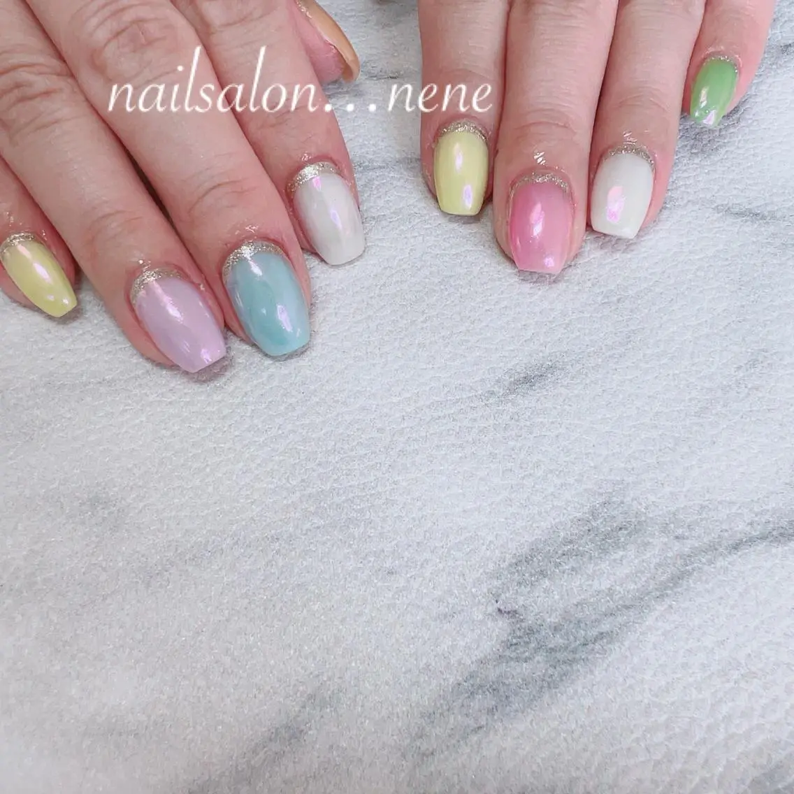 ネイル パステルネイル nailsalon ...neneのネイルデザイン
