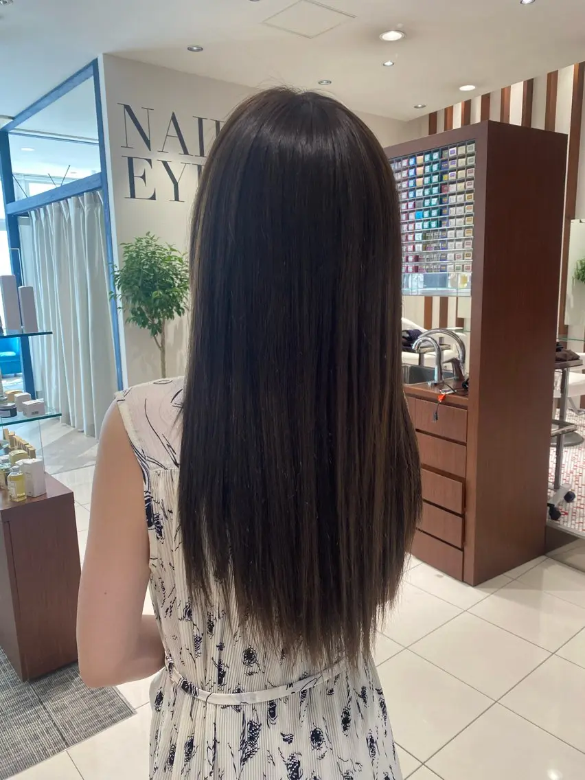 ロング シールエクステ エクステ 中谷 明日香のヘアスタイル