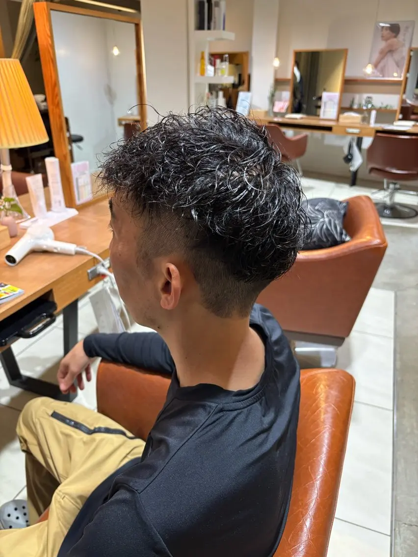 パーマ メンズ 川口 カワグチのヘアスタイル