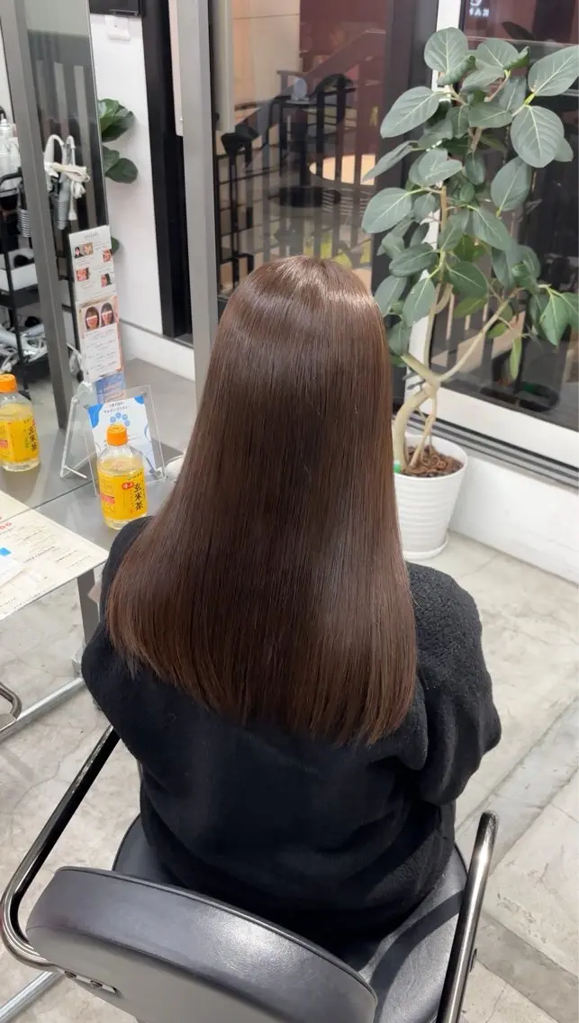ロング カラー 髪質改善 ゆうご/心斎橋 /カラーモデル募集中のヘアスタイル