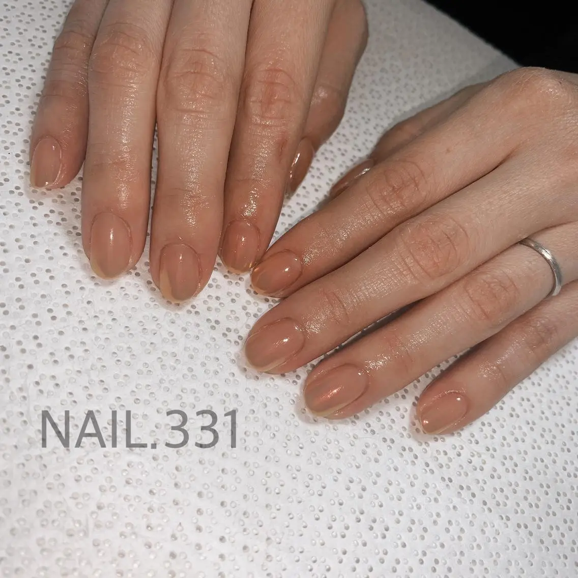 ネイル オーロラネイル クリアネイル フラッシュネイル マグネットネイル ワンカラーネイル ハンドネイル Nail 331のネイルデザイン