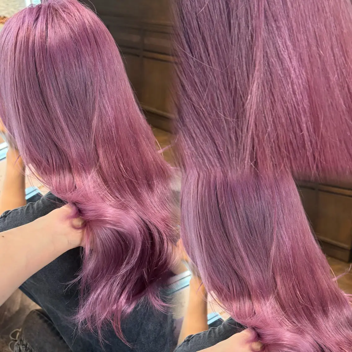 ロング カラー ヘアアレンジ ヘアカラー 透明感カラー/推しカ ラー☁️JURAのヘアスタイル