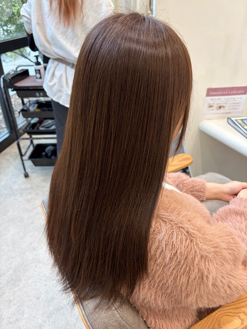 ロング カラー ヘアカラー 志村 梨帆のヘアスタイル
