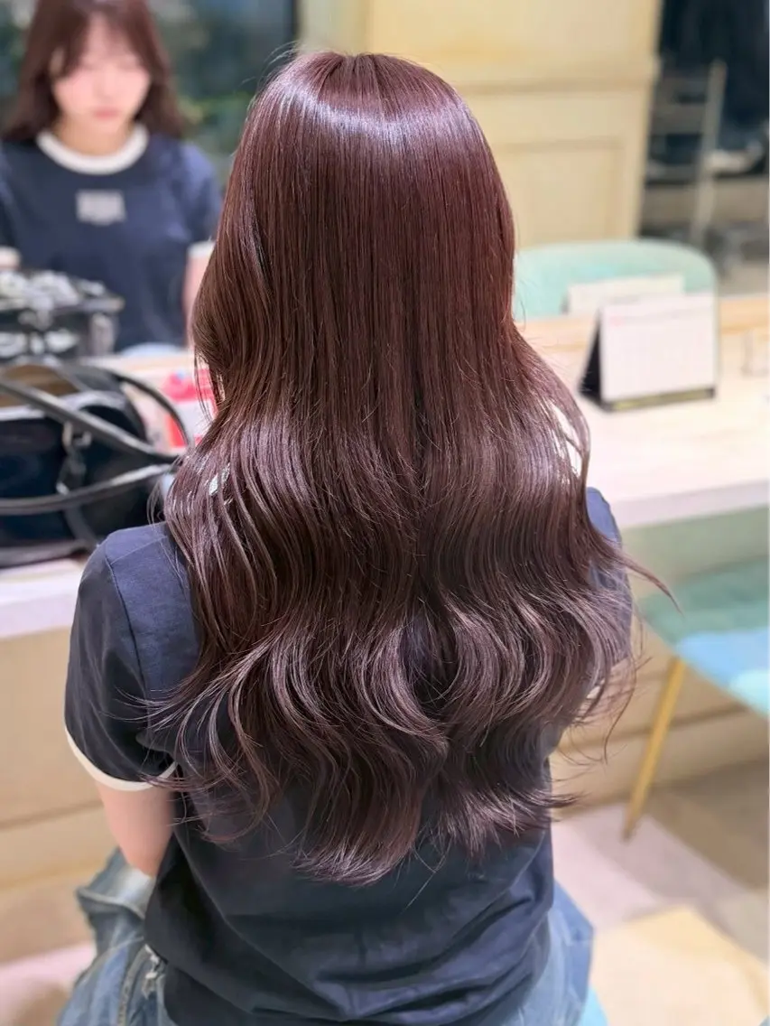 カラー ヘアカラー トリートメント 💙透明感艶カラー/ ゆうな💙のヘアスタイル