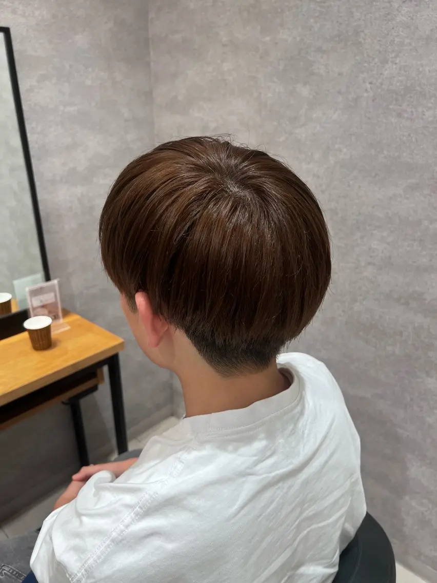 カラー メンズ ヘアカラー トリートメント 🍑とたに ももか🍑のヘアスタイル