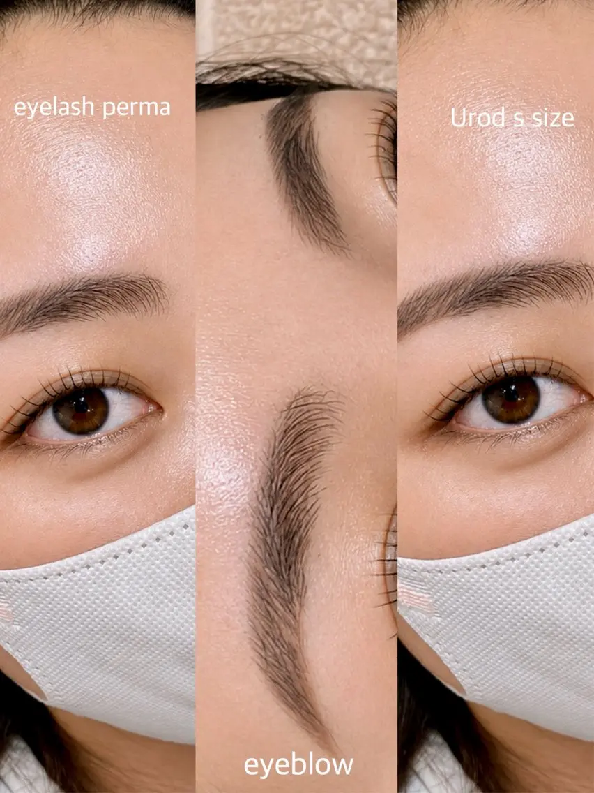 眉wax&(似合わせパーマorフラットマットラッシュ100本)オフ+sh+コーティング付きの写真