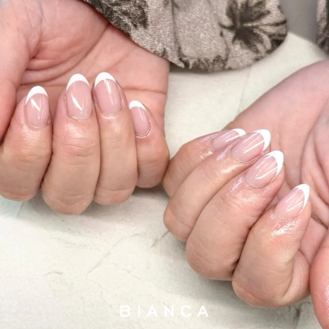 オフあり【ハンド🪄🫧ベースクリアフレンチ🕊️】パラジェル変更可👌🏻⸝⋆大宮/フィルインの写真