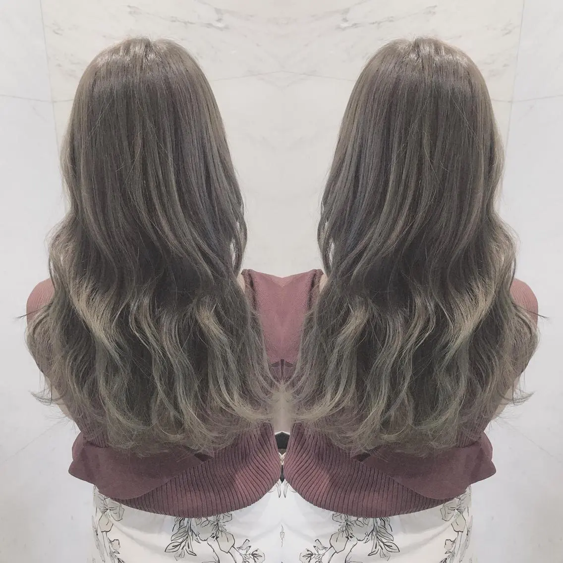 ロング カラー ヘアカラー 重政 和樹のヘアスタイル