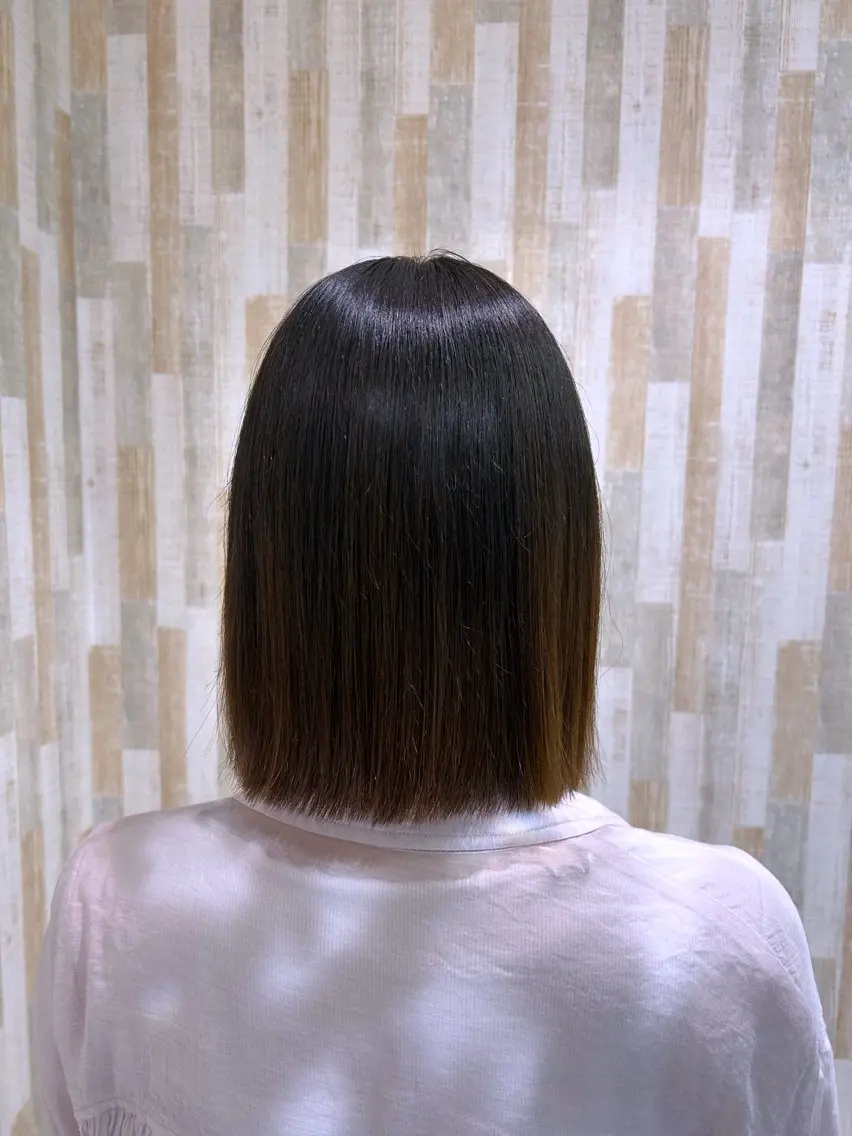 ショート 縮毛矯正 EARTH平塚 🎀白石 りおん🤍のヘアスタイル
