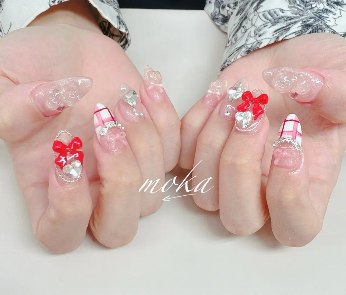 ネイル ハンドネイル ハンドケア 胡蝶蘭レディースサロ ンNailMOKAのネイルデザイン