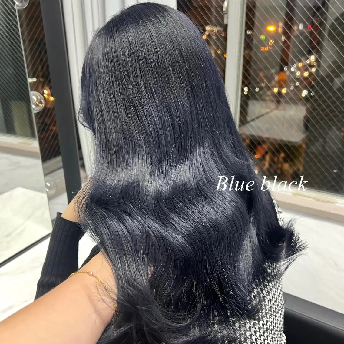 ロング カラー シールエクステ ハイトーンカラー エクステ ヘアカラー シールエクステ特化 ハイトーン、NANAのヘアスタイル