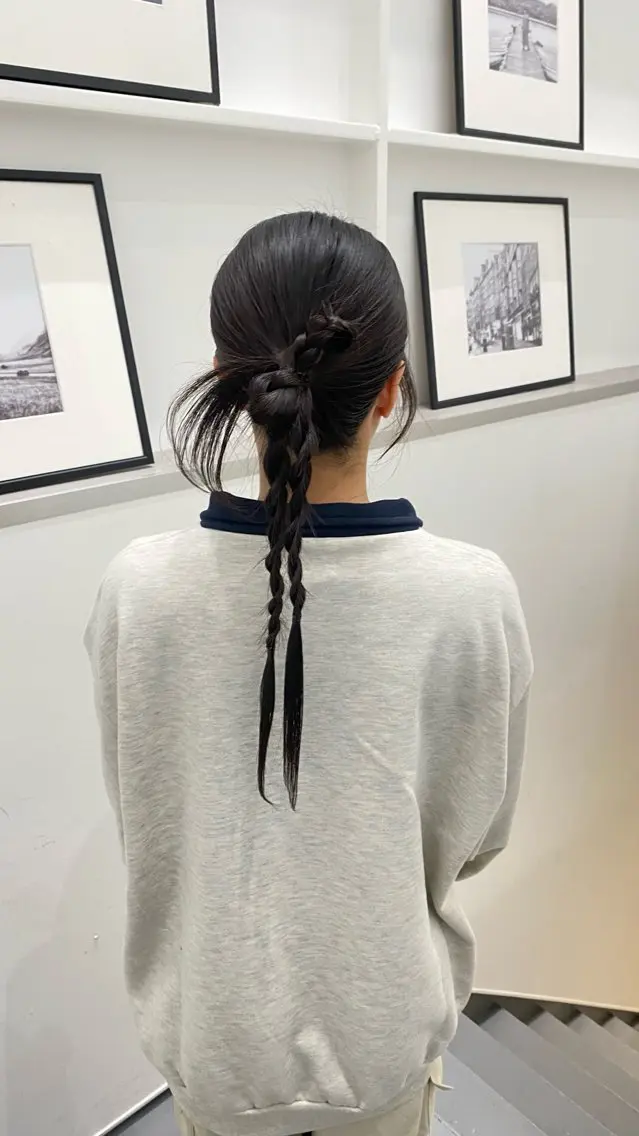ロング ヘアアレンジ 黒木 心温のヘアスタイル