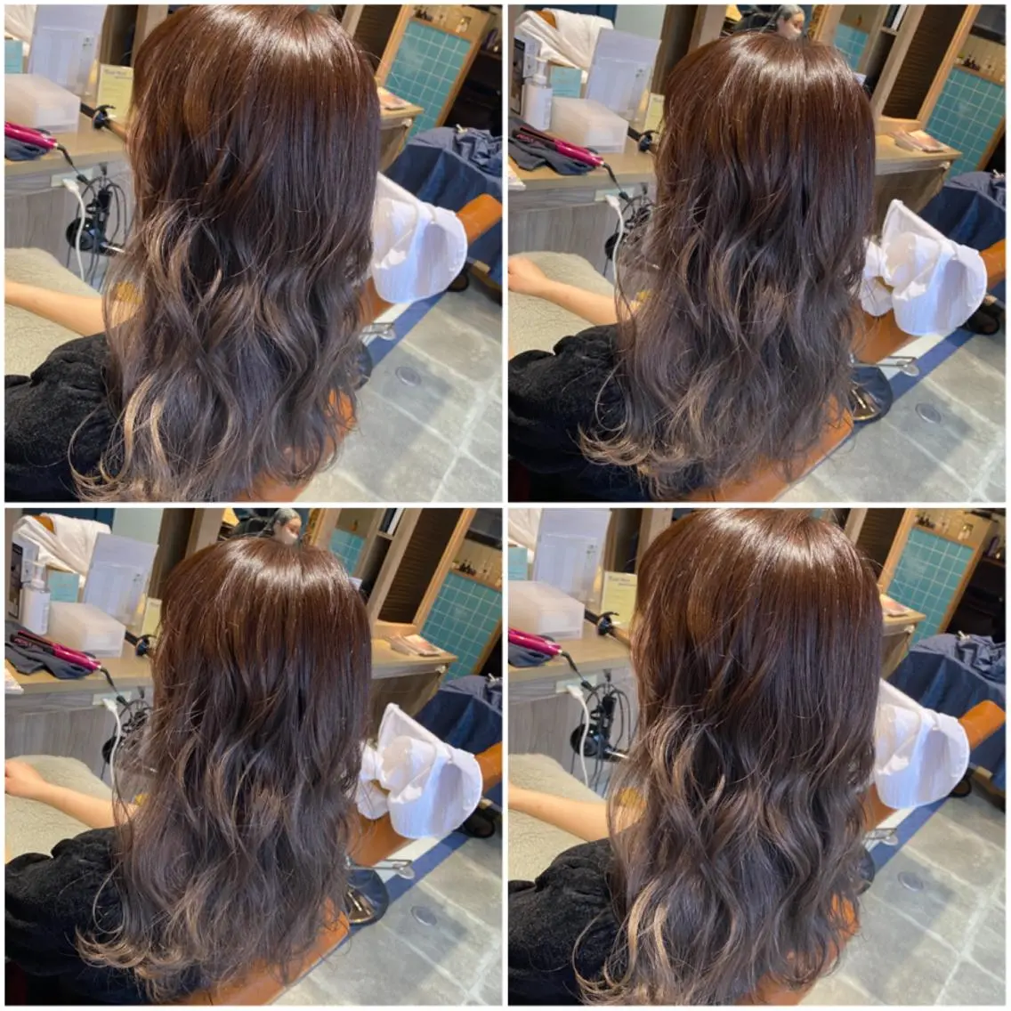 カラー グラデーションカラー ヘアカラー トリートメント 🩵盛れる顔周りヘア EMI🩵のヘアスタイル