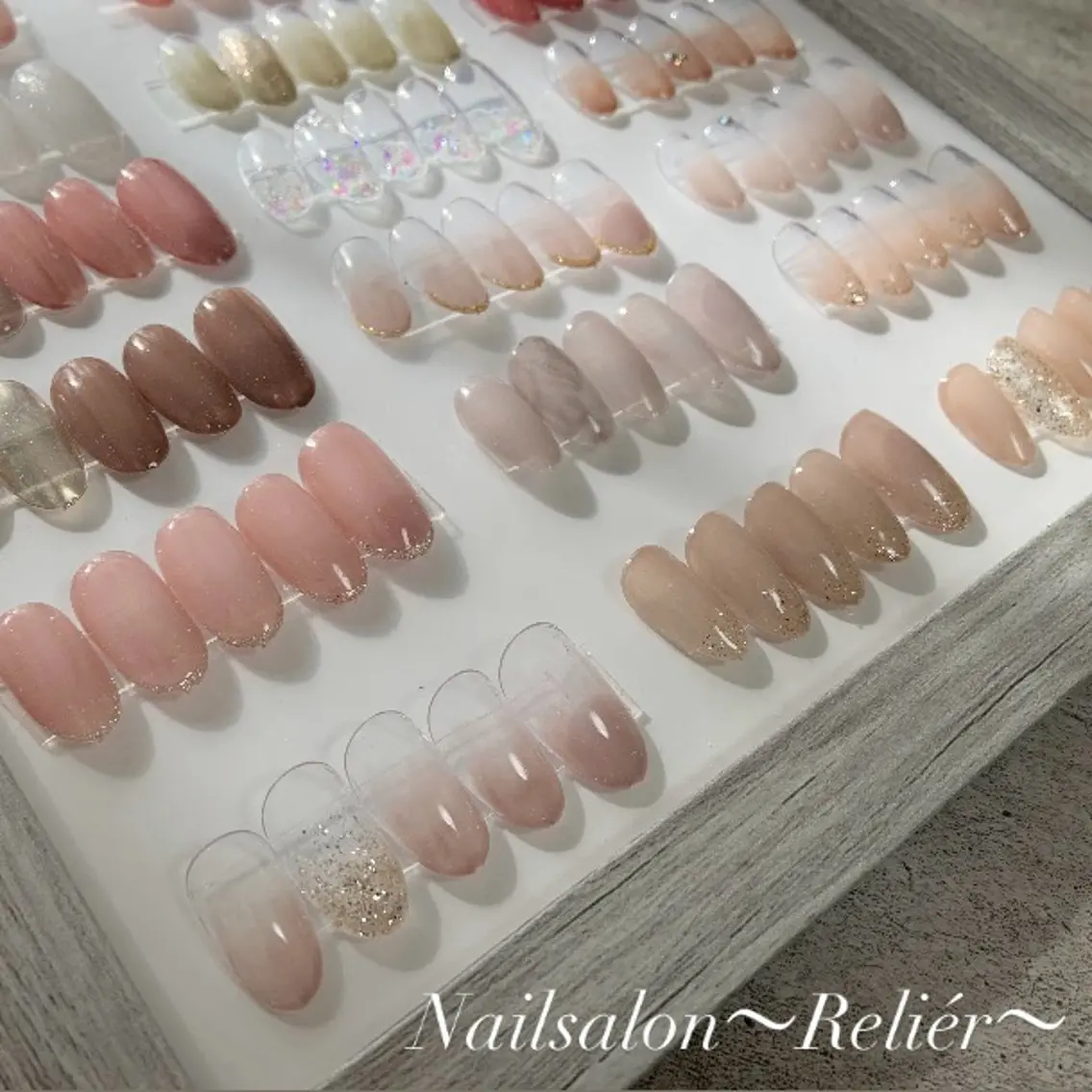 ネイル オフィスネイル シンプルネイル ハンドネイル Nailsalon 〜Reliér〜のネイルデザイン