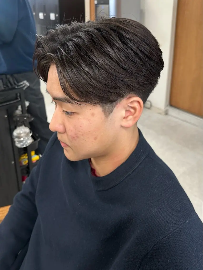 ショート パーマ メンズ カット パーマ トリートメント メンズ似合わせ🪞 kotoriのヘアスタイル
