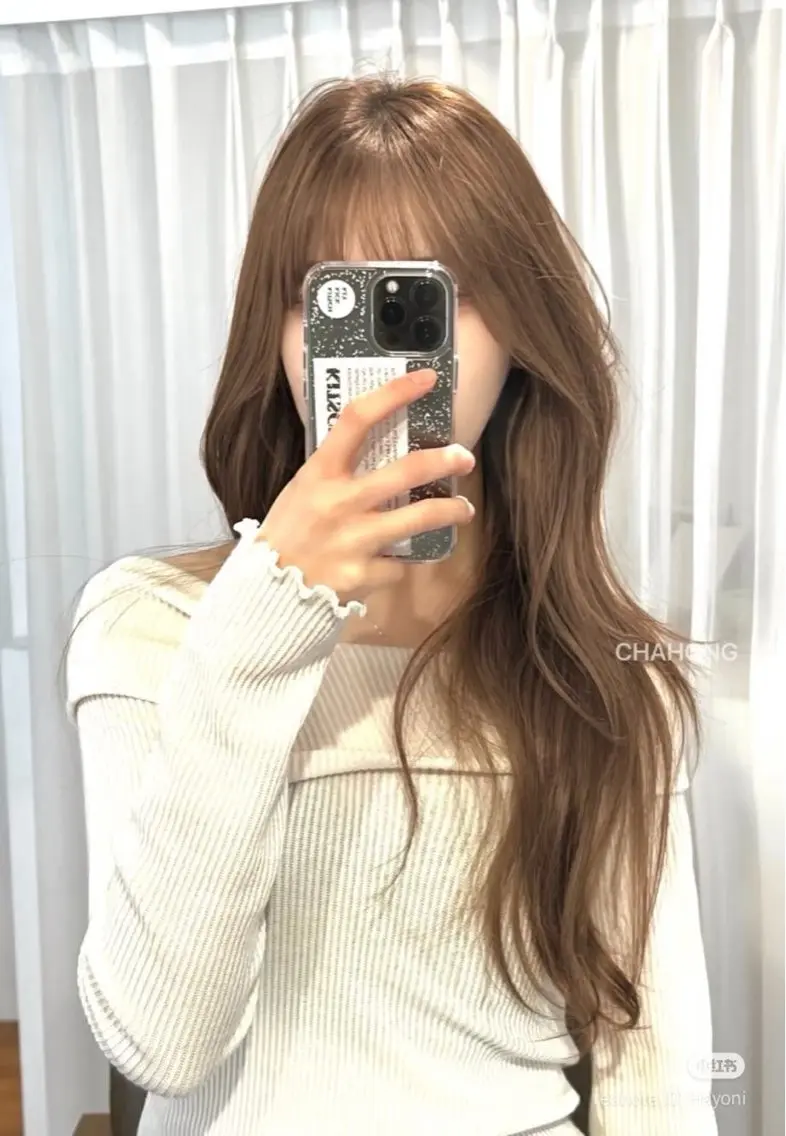 ロング カラー ヘアカラー トリートメント 韓国っぽ×透け感🪽 Fumi 🤍のヘアスタイル