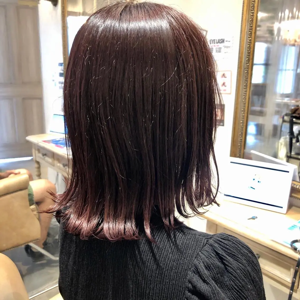 ミディアム カラー イルミナカラー カット ヘアカラー トリートメント 【脱白髪染め】【髪質 改善】仲井槙一のヘアスタイル