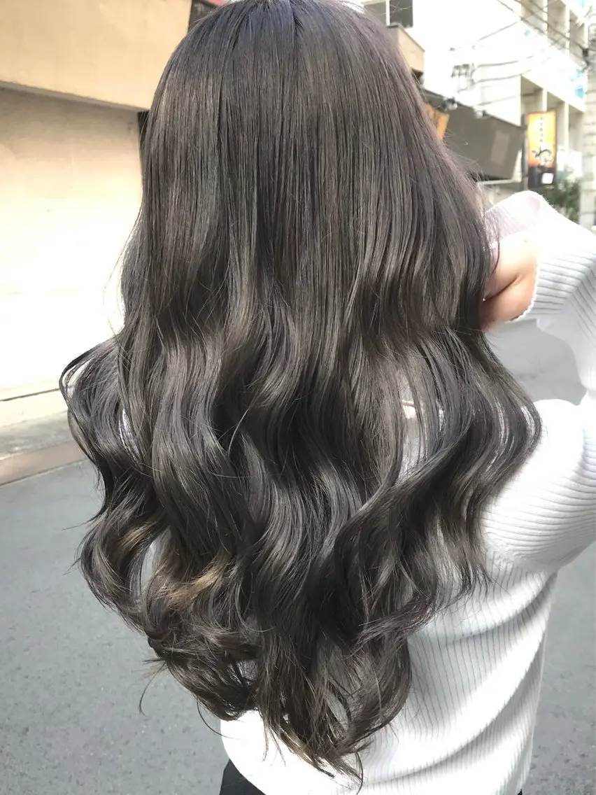セミロング カラー 透明感カラー グレージュ 💎透明感カラー特化 💎TAISEIのヘアスタイル