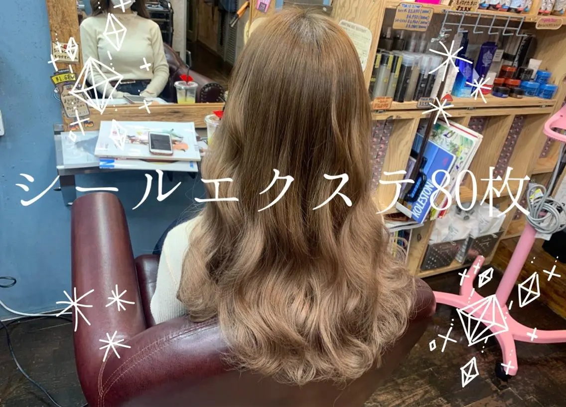 ロング シールエクステ ボブ エクステ ロング カラーモデル募集ෆ‪ ＳＡＥのヘアスタイル