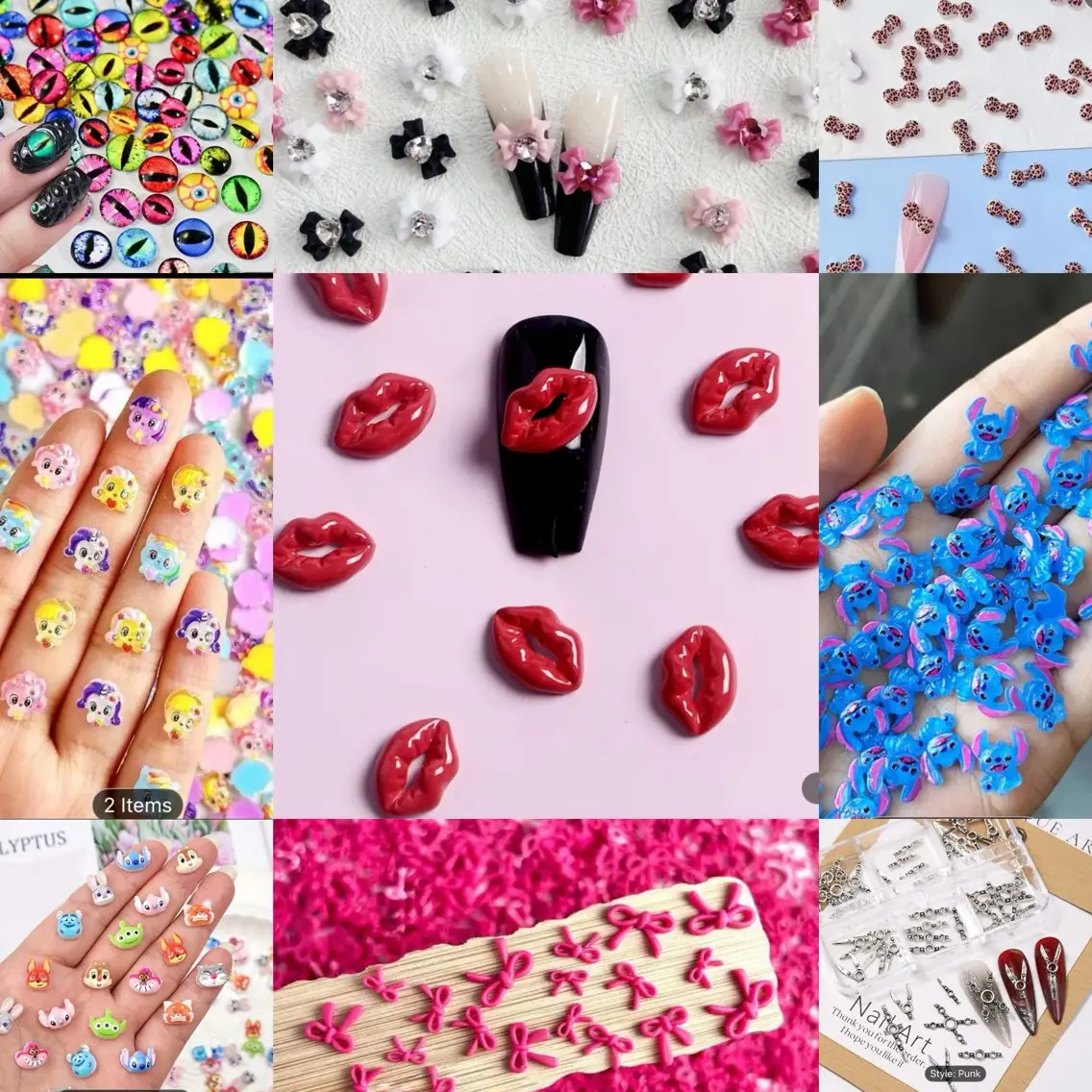 ネイル ストーンネイル Van Nail Salonのネイルデザイン