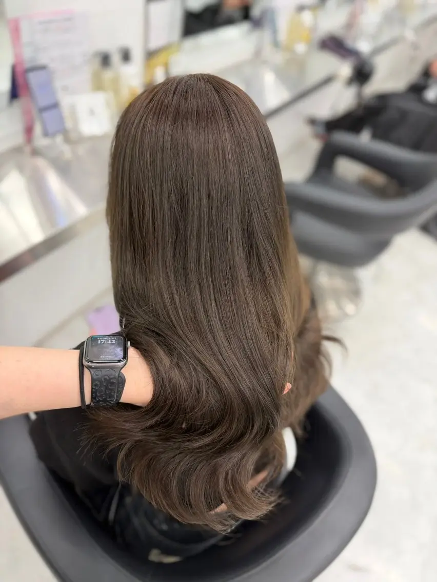 ロング カラー ヘアアレンジ カット ヘアカラー トリートメント 透明感カラー🎀艶髪 Anju/渋谷🎀のヘアスタイル