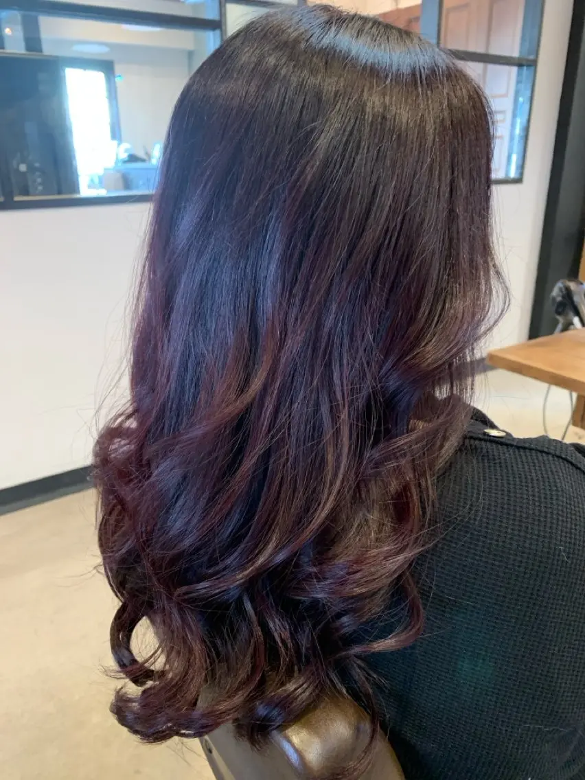 カラー ブリーチ ブリーチなしカラー ヘアカラー 完全1×1&半個室 ☆★MUUK柳田麻那のヘアスタイル