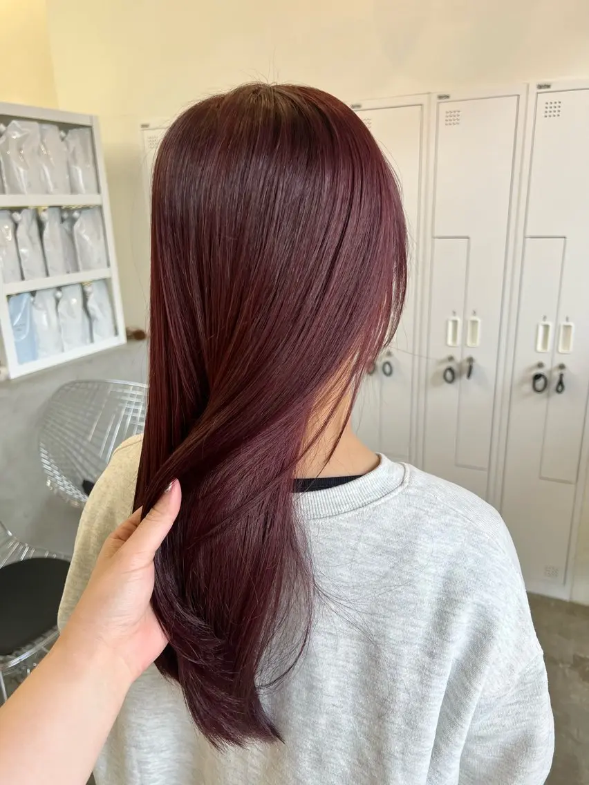 ロング カラー カット ヘアカラー 近藤 千裕のヘアスタイル